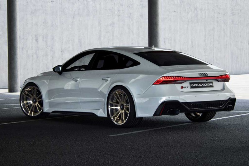 «Заряженный» Audi RS7 от Wheelsandmore оказался мощнее гиперкара Bugatti Veyron