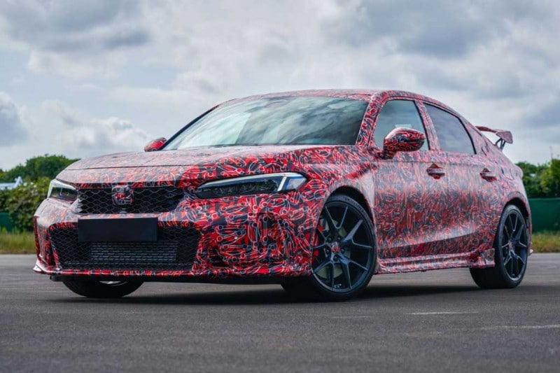 Японцы показали новый Civic Type R 2022: пока в качестве тестового прототипа