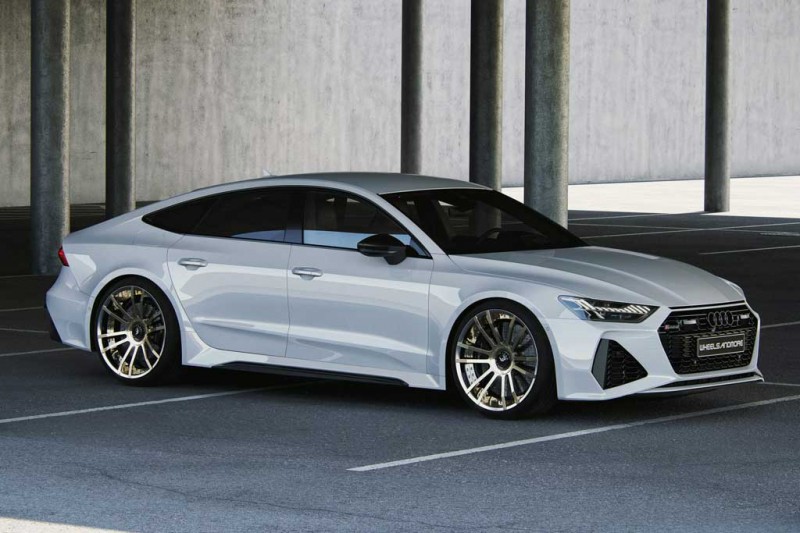 «Заряженный» Audi RS7 от Wheelsandmore оказался мощнее гиперкара Bugatti Veyron