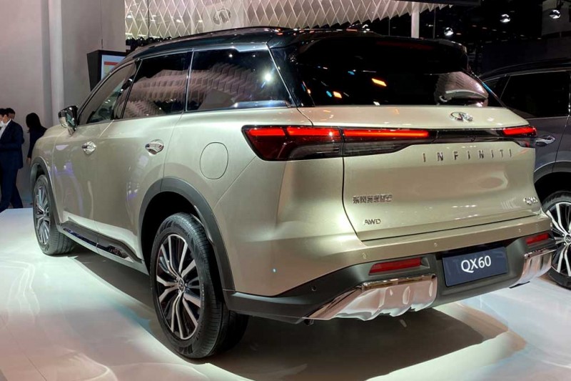 Китайский вариант нового Infiniti QX60 получил двухлитровый турбомотор