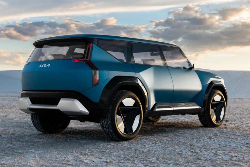 Электрический вседорожник KIA EV9 Concept станет серийным в 2023 году