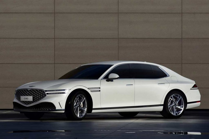 Рассекречена внешность нового Genesis G90 2022: официальная премьера не за горами
