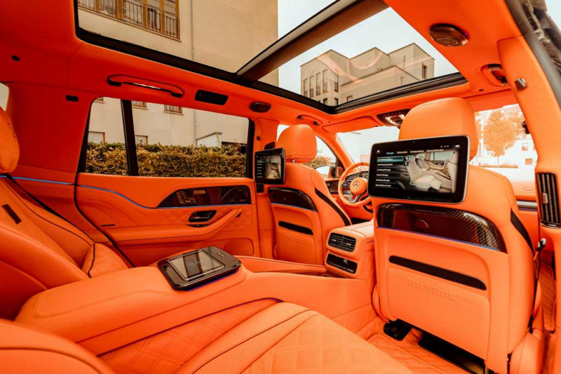 Mercedes-Maybach GLS от Brabus получил грозный кузов, яркий салон и колеса на 24&Prime;