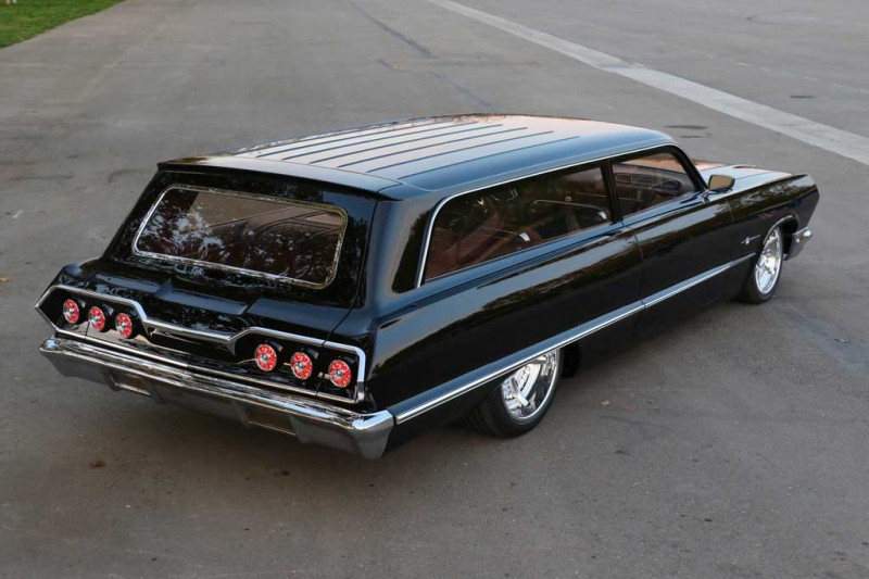 Chevrolet Impala Wagon 1963 с мощным V8 на 600 сил назвали &laquo;кастом-каром 2021 года&raquo;