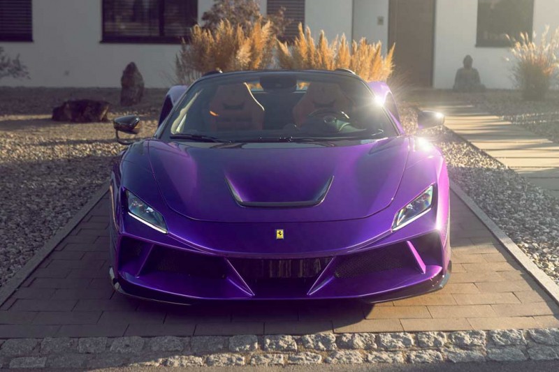 Ferrari F8 Spider примерил фирменный обвес N-Largo от компании Novitec