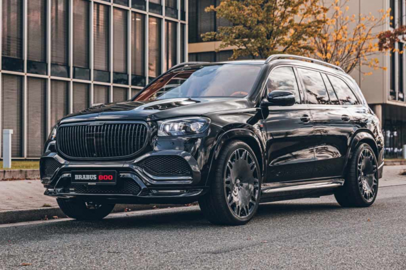 Mercedes-Maybach GLS от Brabus получил грозный кузов, яркий салон и колеса на 24&Prime;
