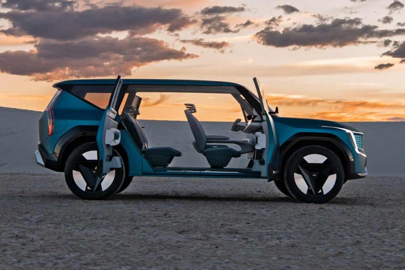 Электрический вседорожник KIA EV9 Concept станет серийным в 2023 году