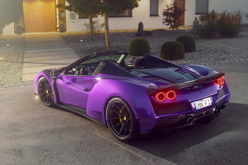 Ferrari F8 Spider примерил фирменный обвес N-Largo от компании Novitec