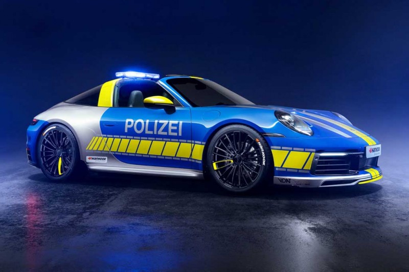 Тюнеры из ателье TechArt представили «полицейский» вариант Porsche 911 Targa 4
