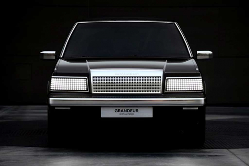 Классический Hyundai Grandeur осовременили внутри и перевели на электротягу 1 Классический Hyundai Grandeur осовременили внутри и перевели на электротягу