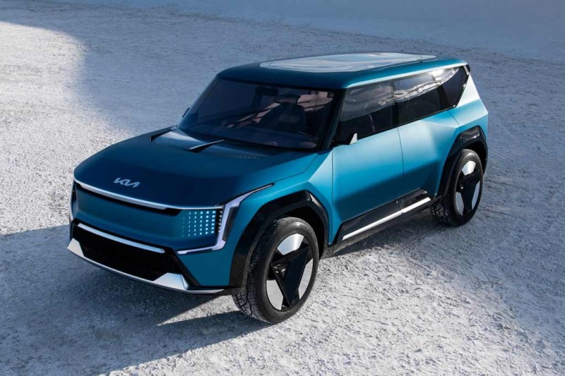 Электрический вседорожник KIA EV9 Concept станет серийным в 2023 году