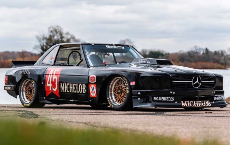 Гоночный Mercedes-Benz 450 SL Trans-Am 1982 года продадут с молотка