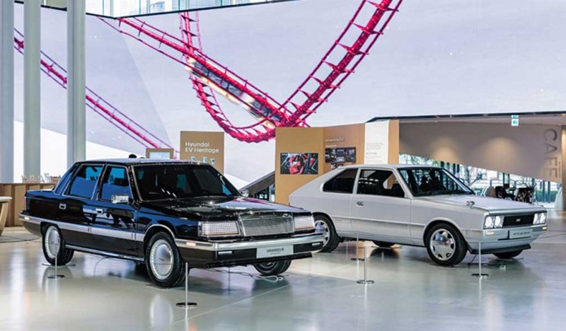 Классический Hyundai Grandeur осовременили внутри и перевели на электротягу 6 Классический Hyundai Grandeur осовременили внутри и перевели на электротягу