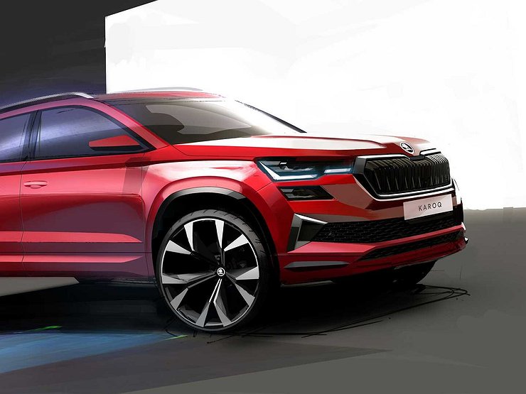 Каким станет после обновления кроссовер Skoda Karoq 1 Каким станет после обновления кроссовер Skoda Karoq