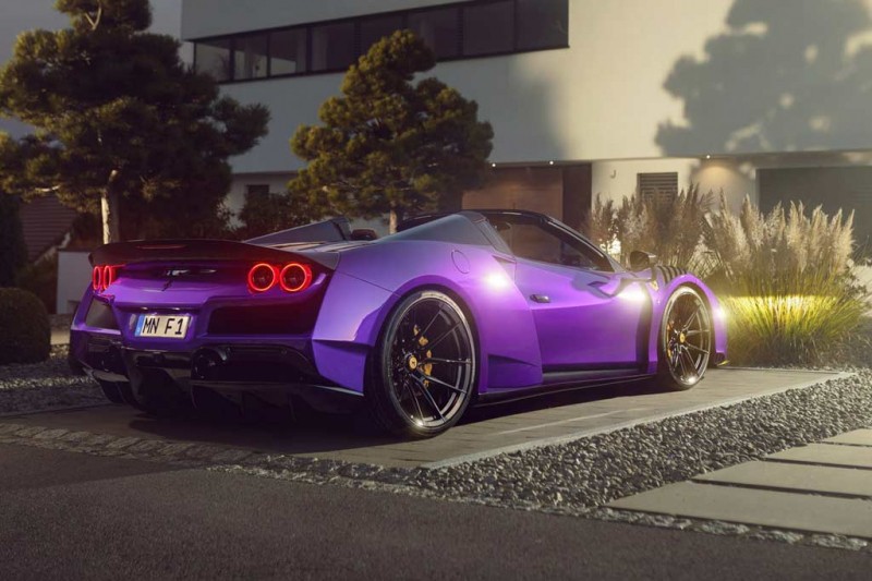 Ferrari F8 Spider примерил фирменный обвес N-Largo от компании Novitec