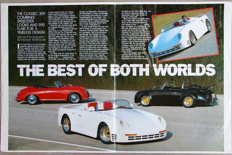 Фольксваген Жук превратили в реплику классического Porsche 959 Speedster