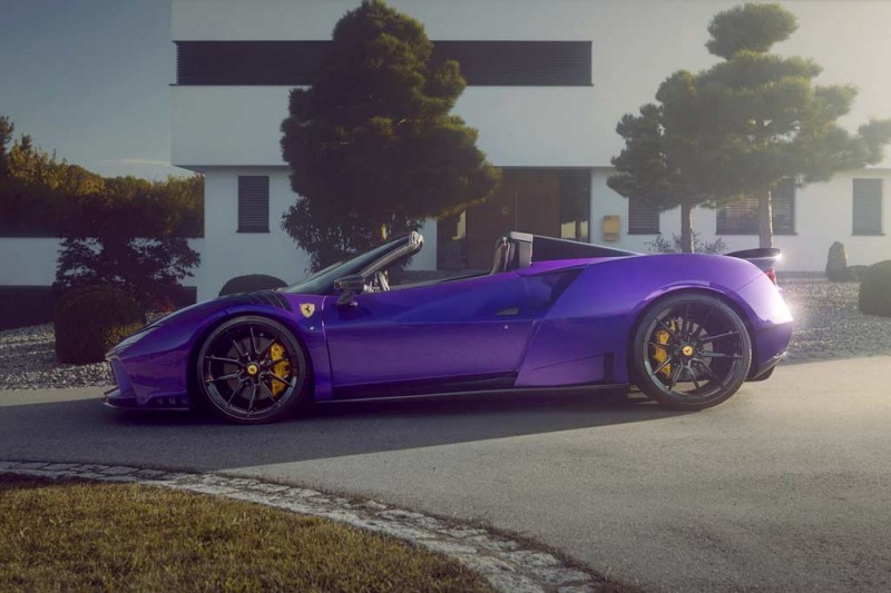 Ferrari F8 Spider примерил фирменный обвес N-Largo от компании Novitec
