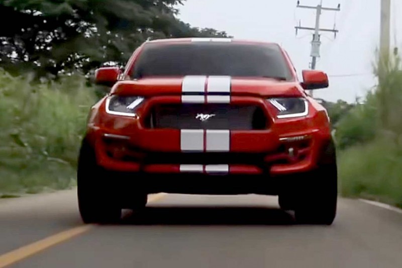 Фирма Wat из Таиланда стилизовала пикап Ford Ranger под Shelby Mustang 5 Фирма Wat из Таиланда стилизовала пикап Ford Ranger под Shelby Mustang