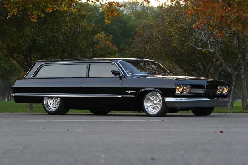 Chevrolet Impala Wagon 1963 с мощным V8 на 600 сил назвали «кастом-каром 2021 года»