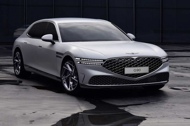 Genesis G90 2022: корейцы представили флагманский седан второго поколения