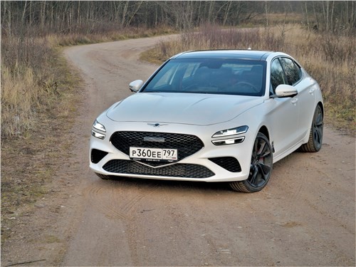 Тест-драйв Genesis G70 (поколение I рестайлинг) — Новый Genesis G70 расправляет крылья и учится летать
