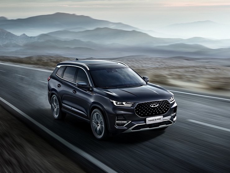Кроссовер Chery Tiggo 8 Pro получил массу новых опций безопасности