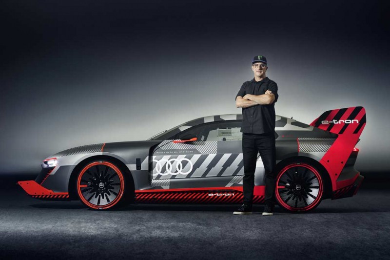 Новой машиной Кена Блока стал электрический Audi S1 e-tron quattro Hoonitron