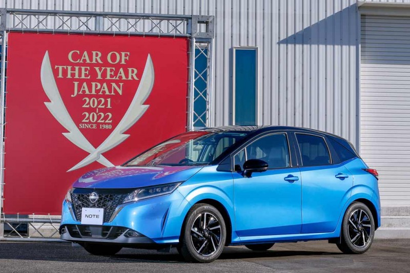 Лучшим автомобилем 2021-2022 года в Японии выбрали новый Nissan Note
