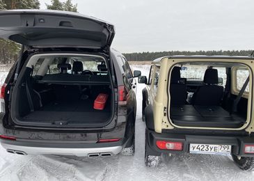 Разноклассные: тест-драйв Suzuki Jimny против Kia Mohave