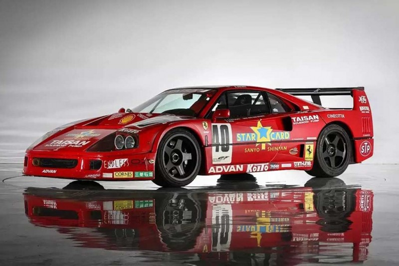 Адаптированный для чемпионата JGTC гоночный Ferrari F40 продают за 129 млн рублей