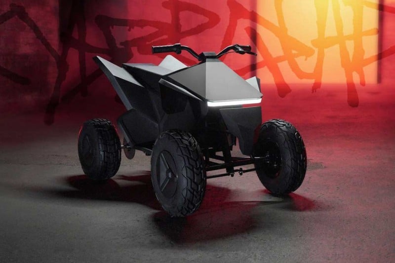 Кибер квадроцикл: Илон Маск презентовал детский Tesla Cyberquad