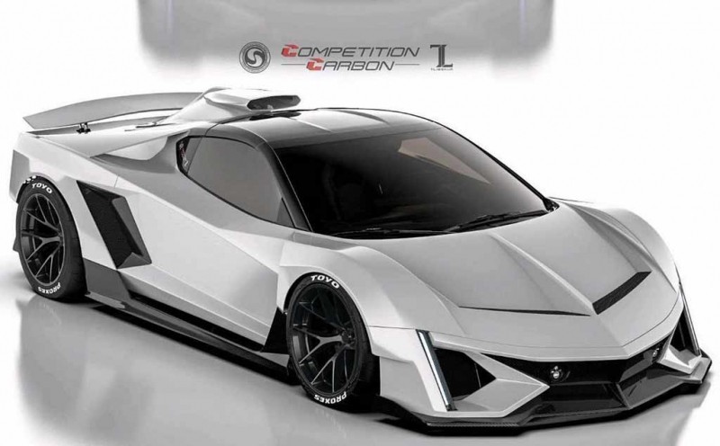 Cadillac C120R: суперкар на базе Corvette C8 в грозном обвесе от Competition Carbon