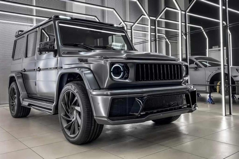Для «старого» Mercedes G-Class W463 подготовили агрессивный боди-кит «Diamant»