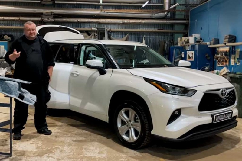 Блогер разобрал Toyota Highlander из США и сравнил его с RAV4 российской сборки