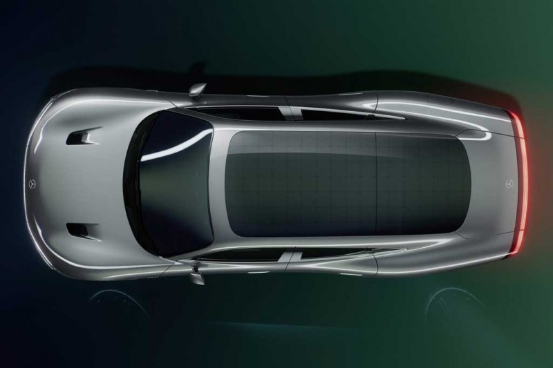 В 2024 году электрокары Mercedes-Benz получат солнечные панели на крыше