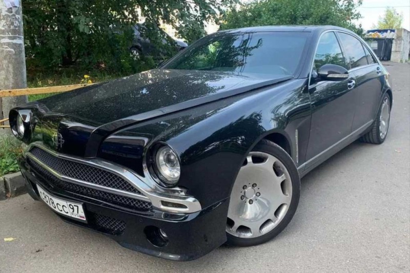 В Москве замечен Mercedes S-Class W221, стилизованный под &laquo;Победу&raquo;