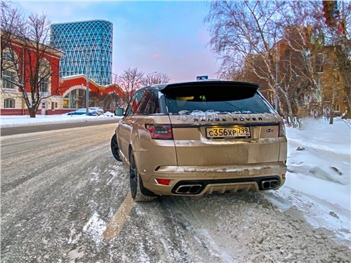 Range Rover Sport SVR - когда роскошь и скорость - это одно и то же