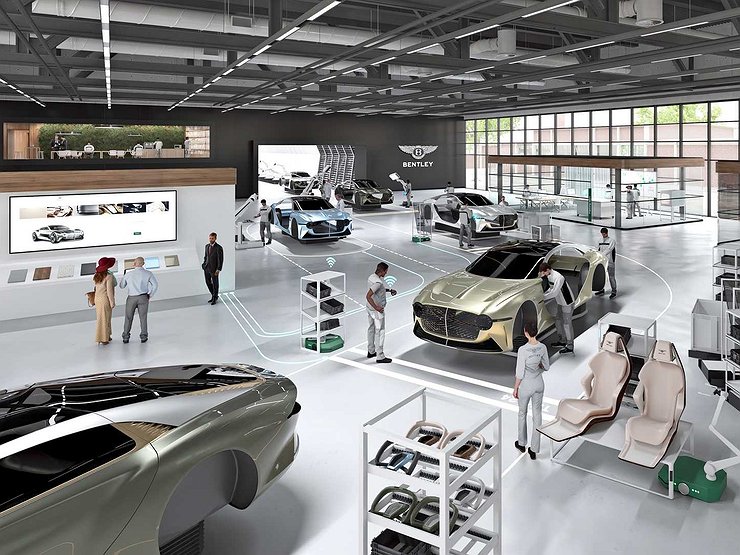 Bentley отказывается от бензиновых моторов в пользу электрокаров