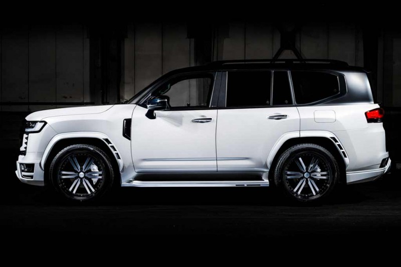 Toyota Land Cruiser 300 получил спортивный обвес от ателье M’z Speed 3 Toyota Land Cruiser 300 получил спортивный обвес от ателье M’z Speed
