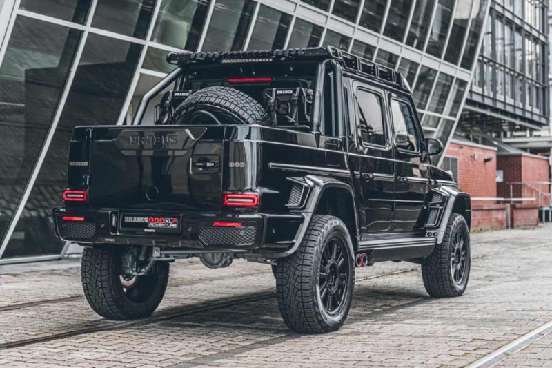 Brabus 800 Adventure XLP Superblack: «заряженный» пикап на базе Mercedes-AMG G63