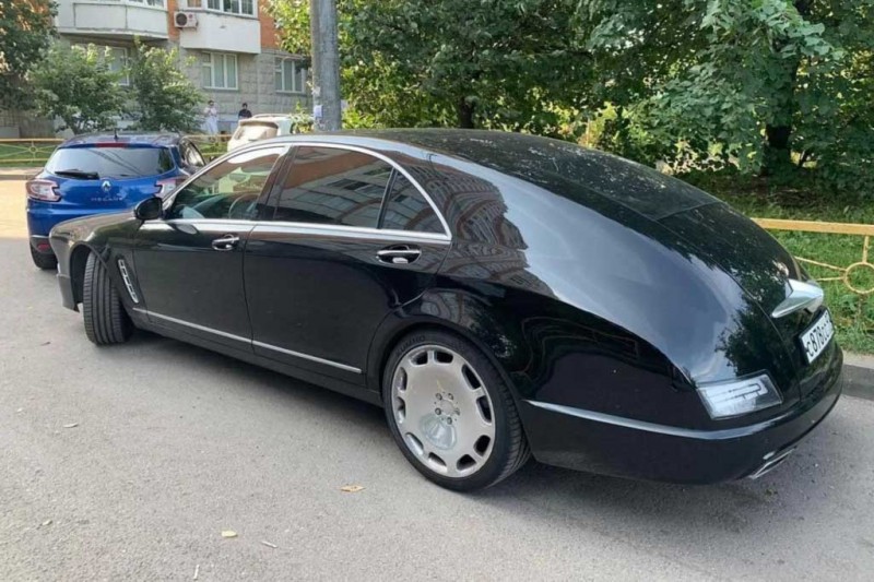 В Москве замечен Mercedes S-Class W221, стилизованный под &laquo;Победу&raquo;