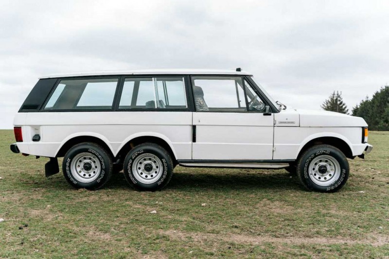 Необычный шестиколесный Range Rover не особо заинтересовал покупателей