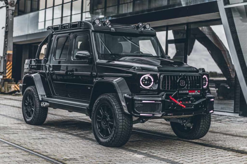 Brabus 800 Adventure XLP Superblack: «заряженный» пикап на базе Mercedes-AMG G63