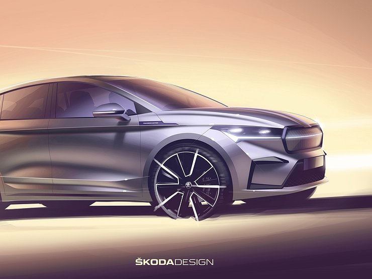 Skoda показала первые изображения нового купеобразного кроссовера