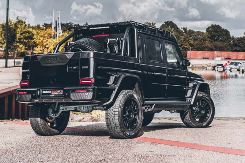 Brabus 800 Adventure XLP Superblack: «заряженный» пикап на базе Mercedes-AMG G63