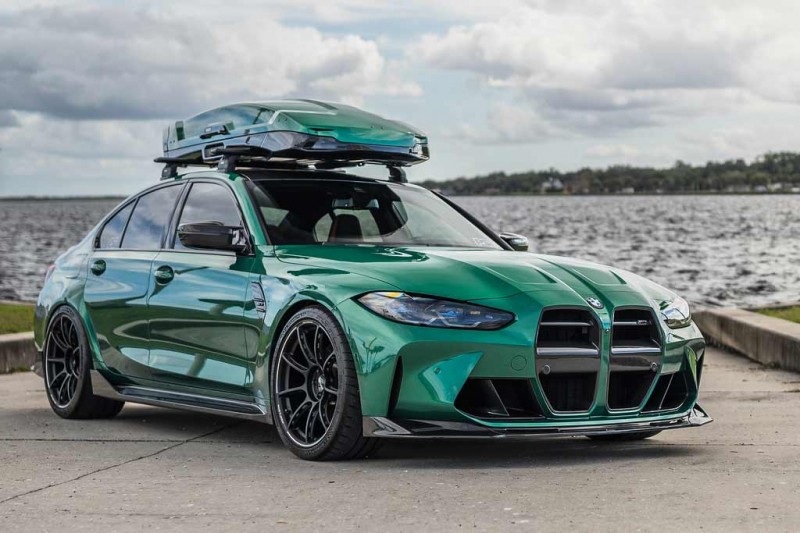 В ателье Vorsteiner попытались решить проблему громадных «ноздрей» на BMW M3 и M4