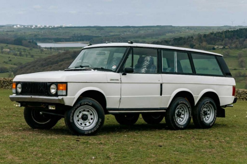 Необычный шестиколесный Range Rover не особо заинтересовал покупателей