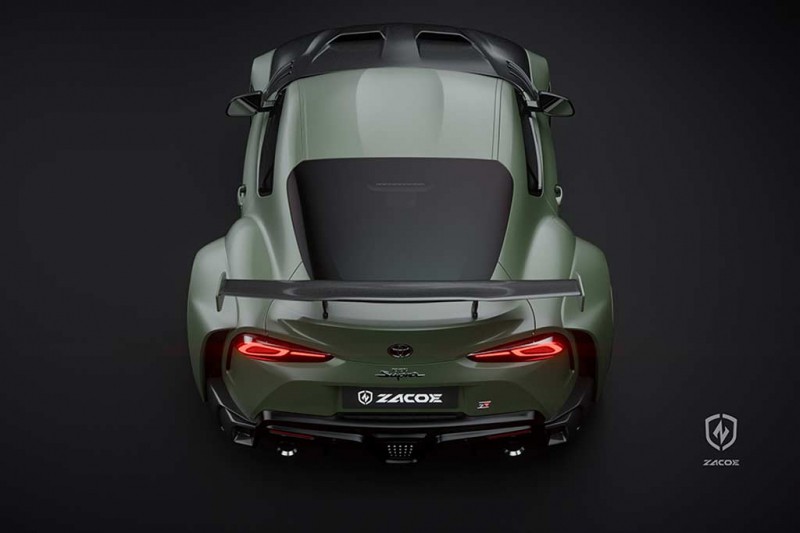В компании Zacoe разработали грозный обвес для купе Toyota GR Supra