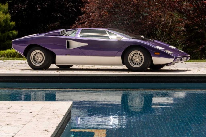 На продажу выставлен один из двух фиолетовых Lamborghini Countach LP400 &laquo;Periscopica&raquo;