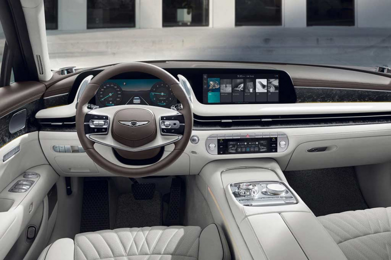 Genesis G90 2022: корейцы представили флагманский седан второго поколения